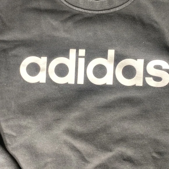 Adidas Black Crew Sweatshirt - Picture 2 of 3